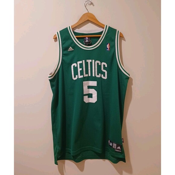 Kevin Garnett Boston Celtics Swingman Jersey Adidas XL #5 Green Vintage NBA Mesh - Picture 1 of 9